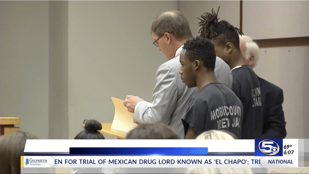 McAlpine, Accused Chevron shooting defendant in court